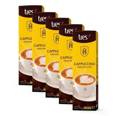 Imagem de 50 Cápsulas Três Corações, Cappuccino Doce de Leite Havanna, Cappuccin