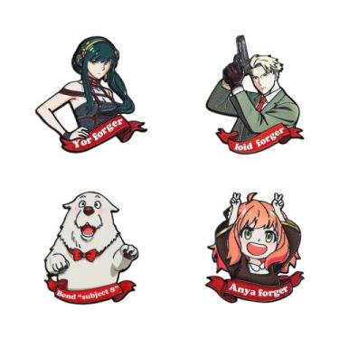 Imagem de Broche De Desenho Animado Família Espiã Cão Fofo, Pin De Lapela, 4 Ou 