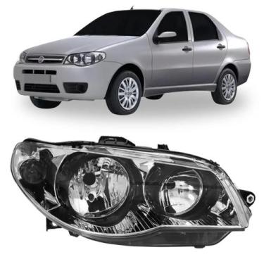 Imagem de Farol siena g3 2004 2015 dark cromado canhao preto le - BBS / AI