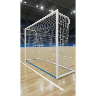 Imagem de Rede Gol Futsal Fio 2mm Caixote Nylon Par - Congratulations Store