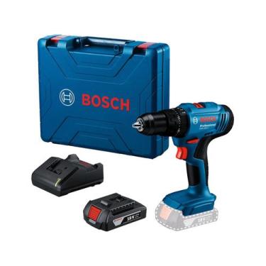 Imagem de Furadeira Parafusadeira Impacto Gsb 183-li 1 Bateria Bosch, Bivolt