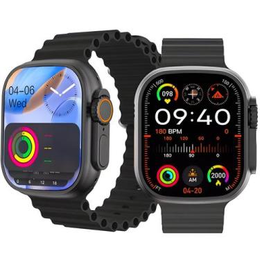 Imagem de Relógio SmartWatch U9s Ultra Com Pelicula Série 9 Tela 49mm Carregador