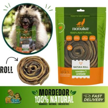 Imagem de Mordedor 100% Natural Roll Natuka pet cachorro