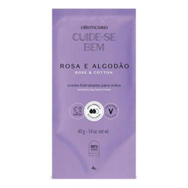 Imagem de Boticário Cuide-se Bem Rosa E Algodão Refil Creme Mãos 40g - OBoticari