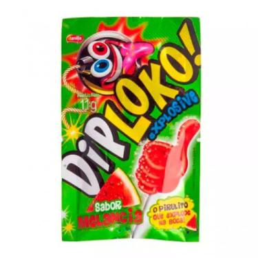 Imagem de Pirulito Dip Loko Explosive Sabor Melancia 11g