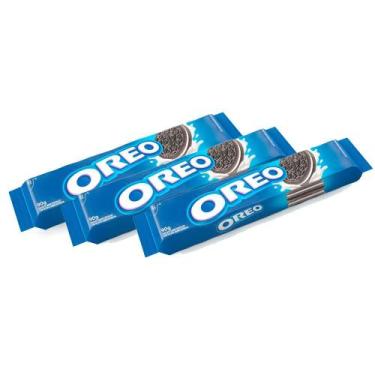 Imagem de Kit 3 Biscoito Recheado Oreo Original Wandinha 90g