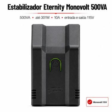 Imagem de Estabilizador de Energia Protetor Eletrodoméstico 500VA Eternity para 