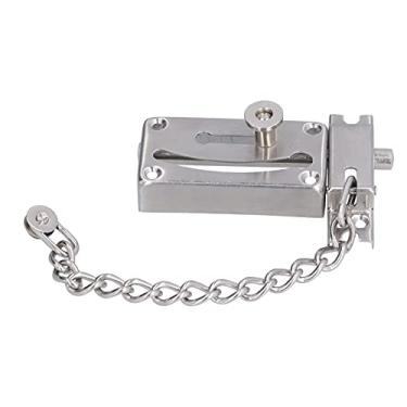 Imagem de Fechadura de segurança, corrente de segurança antifurto de aço inoxidável para residências para portas de ferro para casa para portas de madeira para apartamentos para hotéis