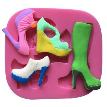 Imagem de Molde De Silicone Sapatos