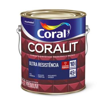 Imagem de CORALIT ULTRA RESISTENCIA ALTO BRILHO COLORADO 3,6L - CORAL