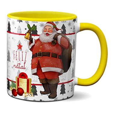 Imagem de Caneca O Melhor Do Natal É Estar Em Família Feliz Natal (Amarela)