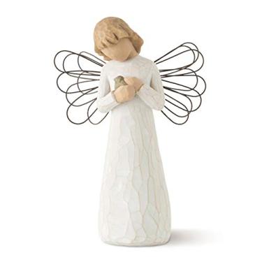 Imagem de Willow Tree Anjo da Cura - Figura esculpida pintada à mão