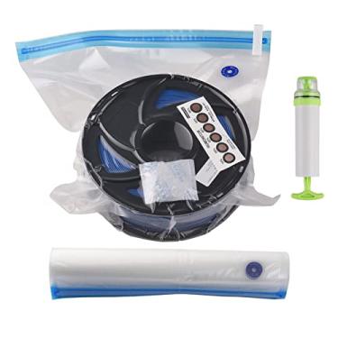 Imagem de LUGU Kit de Bolsa de zenamento a Vácuo pa Filamento de Impresso 3D FDM Compressão a Vácuo Sacos Protetores de Espaço Espes o Bolsa Seca Reutilizável com Vedação de Bomba de Mão Placas