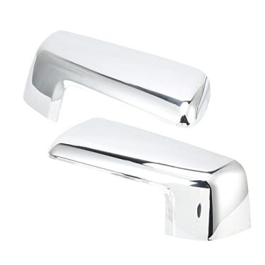 Imagem de 1 par de Capa de Espelho Retrovisor Lateral, Espelho de Porta Lateral KIMISS Cobre Superfície Brilhante Cromada Substituição Colorida para Silverado 1500 2019-2022