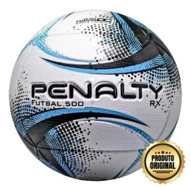 Imagem de Bola De Futsal Penalty Rx 500 Br Preto Azul 521299