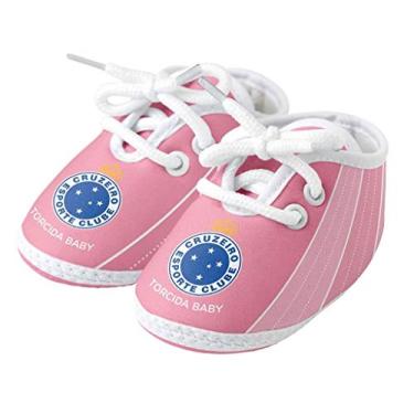 Imagem de Chuteira Bebê Cruzeiro Rosa Torcida Baby