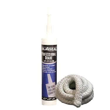 Imagem de Kit de vedação de porta de forno de madeira para uso externo da caldeira central