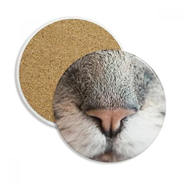 Imagem de Caneca de porta-copos com foto local animal, caneca de proteção de mesa, pedra absorvente