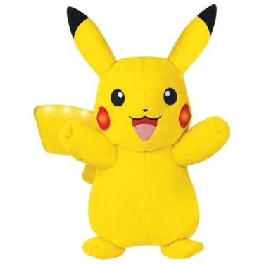 Imagem de Pelúcia Pokémon Pikachu Com Luz E Som 31cm Sunny 2610
