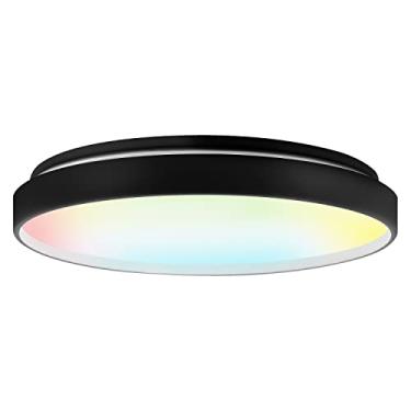 Imagem de Luminária Plafon Design Smart + WiFi Ledvance 32W Bivolt Preta RGBW Compatível com Alexa