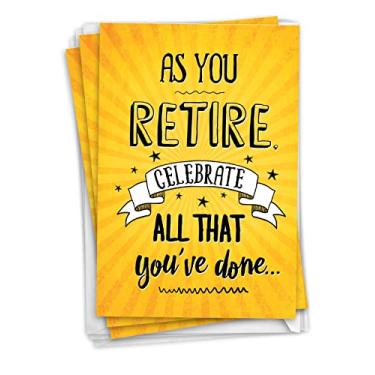 Imagem de NobleWorks As You Retire - 3 cartões de aposentadoria com envelope - Comemorando um novo capítulo na vida C6875RTG-C3x1
