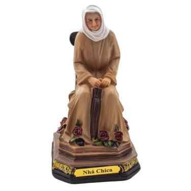 Imagem de Imagem Nhá Chica Sentada Importada Resina 15 Cm