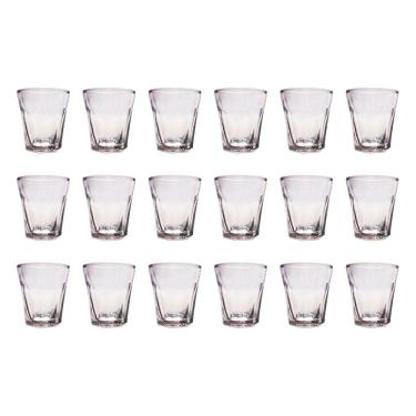 Imagem de Jogo 18 Copos Shot Vidro Cachaça Vodka Tequila Dose 45mL Bar