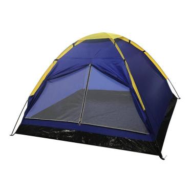 Imagem de Barraca de Acampamento Iglu 4 Pessoas Azul Camping Importway