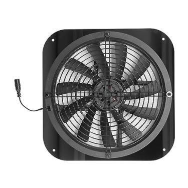 Imagem de Hilitand Ventilador solar de 25 cm, exaustor solar de baixo ruído para galinheiro, galpão, casa de cachorro