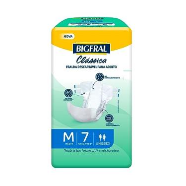 Imagem de Fralda Adulto Bigfral Clássica M 7 Unidades