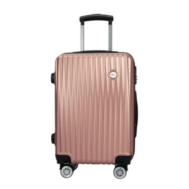 Imagem de Mala de Viagem de Bordo 10Kg em ABS Rodinhas 360º Cadeado Integrado Multmaxx (Rose Gold)