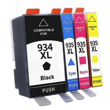 Imagem de Kit Cartucho Para Impressora 934xl e 935xl compatível