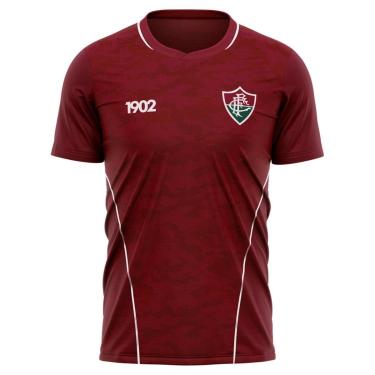 Imagem de Camiseta Braziline Arctic Fluminense Masculino - Vinho-Masculino