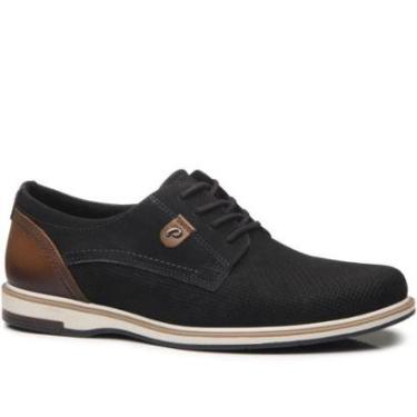 Imagem de Sapato Social Pegada Masculino em Couro Navy 125109-08-Masculino