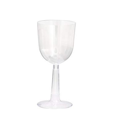 Imagem de Taças de vinho de plástico transparente 355 ml, 4 unidades