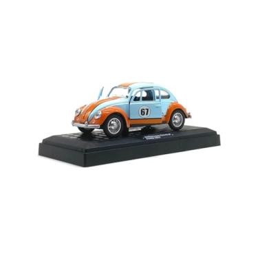 Imagem de Miniatura Carro Volkswagen Fusca / Beetle Classical (1967) - "Gulf" - Azul - 1:36 - California Action
