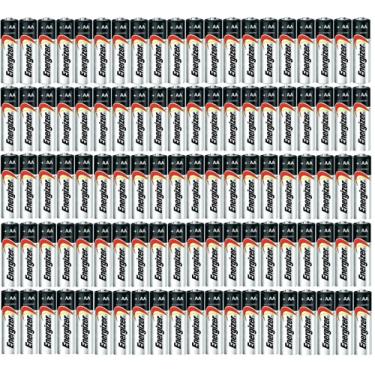 Imagem de Energizer Pilhas AA Max alcalinas E91 fabricadas nos EUA - validade 12/2024 ou posterior - 100 unidades