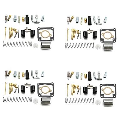 Imagem de Kit de reparo de carburador de motocicleta para Dellorto PHBG DS Racing 17 mm 19 mm junta de assento de agulha flutuante peças sobressalentes (cor: 4 conjuntos)