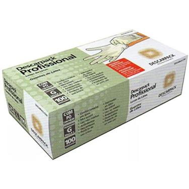 Imagem de Luva De Látex Descarpack Tam G C/ 100 Unidades