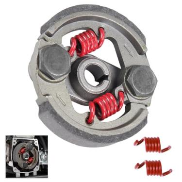 Imagem de Almofada de embreagem para serviço pesado e 2 molas extras 43cc 47cc 49cc 50cc 2-Stroke Motor Racing Clutch Pads para Mini Moto Pocket Rocket Kid Bike ATV SYX Moto Cinza