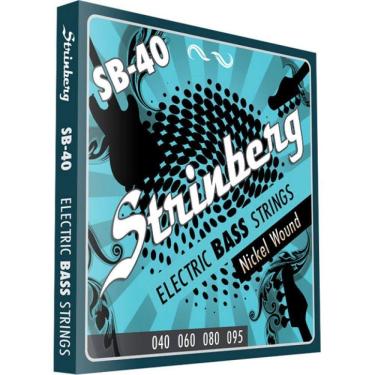 Imagem de Encordoamento Strinberg Sb40 Contra Baixo 4 Cordas 040