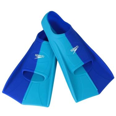 Imagem de Nadadeira Nataçao Speedo Dual SWIM FIN PE de Pato NAVY Blue 38/39