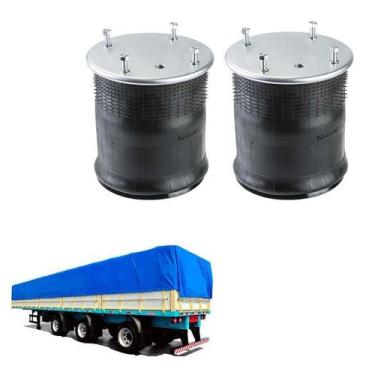 Imagem de Kit Bolsa De Ar Suspensao Randon Noma Ibero Sem Base - Suspentech