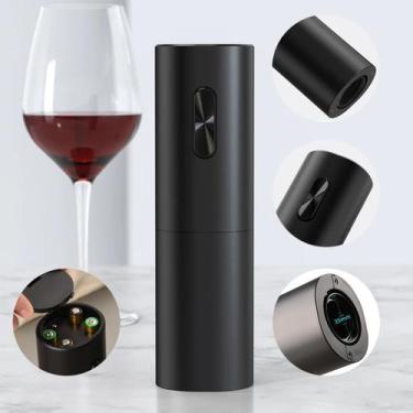 Imagem de Abridor Vinho Elétrico Automático Saca Rolha Pilha - innovaree-commerc