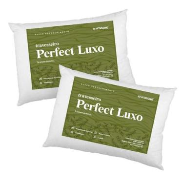 Imagem de Kit 2 Travesseiro Perfect Luxo - HOTEL 5 ESTRELAS TOQUE DE PLUMAS - Vi