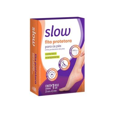 Imagem de Fita Microporosa Protetora para os Pés, Rolo com 25mm x 4, 5m, Cor Transparente, Linha Slow, Lanossi