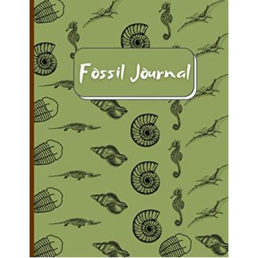 Imagem de Fossil journal : Fossil Dinosaur Composition Book Journal Diary