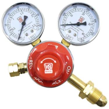 Imagem de Regulador de Pressão para Cilindro de Acetileno - V8 BRASIL