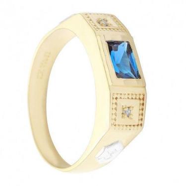 Imagem de Anel  de ouro 18 k formatura. - Elegancy Joias, 8