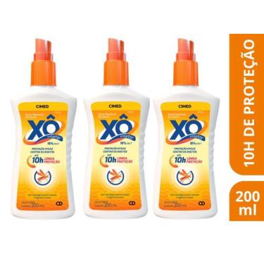 Imagem de Kit 3 Repelente Xô Inseto Spray Proteção 200ml - Cimed